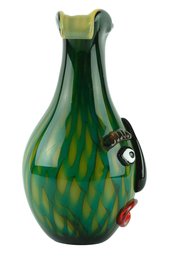 Glass Vase of Female Head in Picasso Style Modern Design Vase in Murano Style Italian Art Flower Holder Unique Vase Decorative Vase Art Work