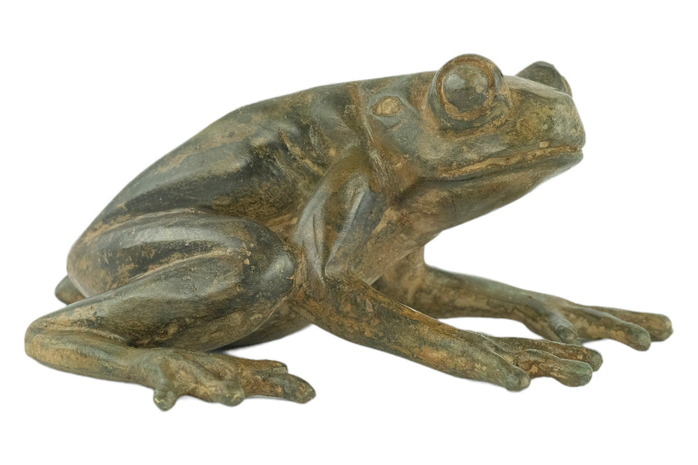 Bronze Frog Sculpture by the Pierre Chenet Foundry French Bronze Statue Frog Art Figurine Animal Art Statue Decoration Frog Lovers Gift