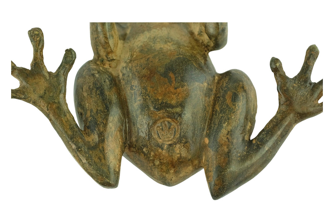 Bronze Frog Sculpture by the Pierre Chenet Foundry French Bronze Statue Frog Art Figurine Animal Art Statue Decoration Frog Lovers Gift