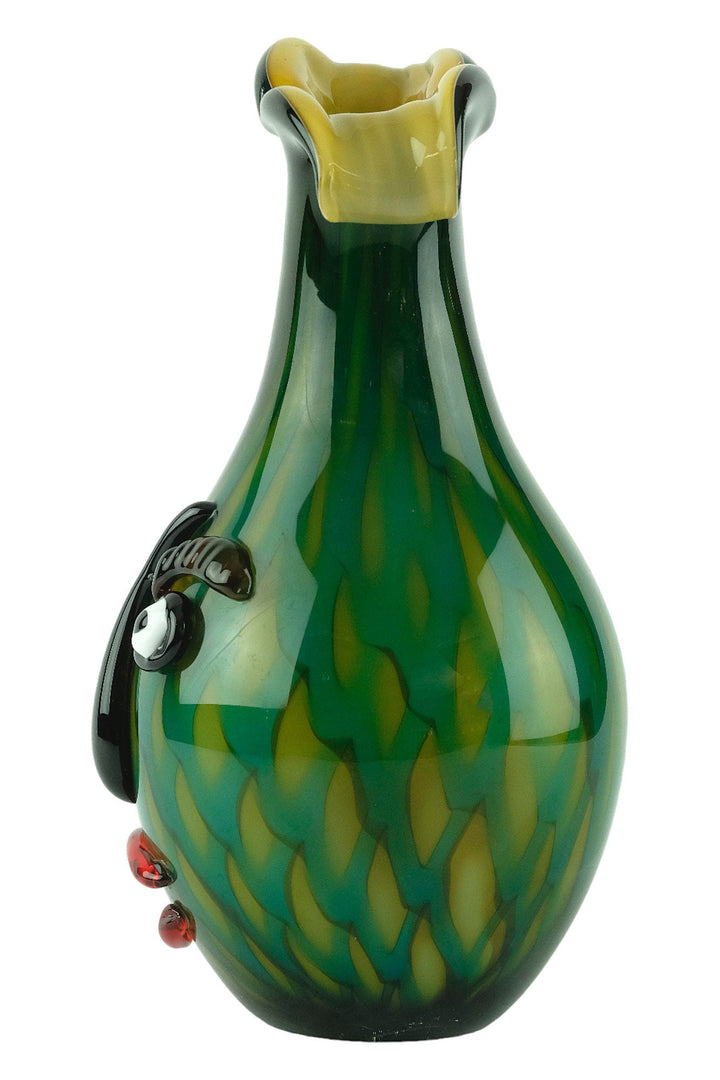 Glass Vase of Female Head in Picasso Style Modern Design Vase in Murano Style Italian Art Flower Holder Unique Vase Decorative Vase Art Work