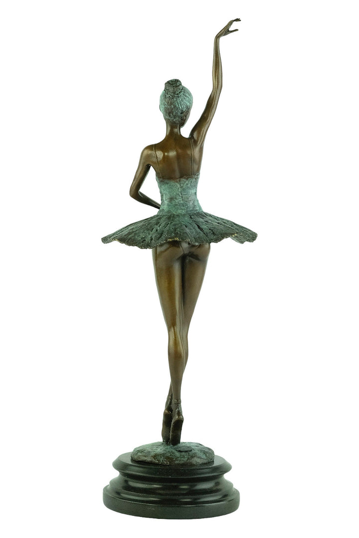 Bronze Ballerina Sculpture Graceful Ballet Dancer Statue Bronze Milo Sculpture Ballet Lovers Gift Dancing Female Sculpture Modern Art Statue