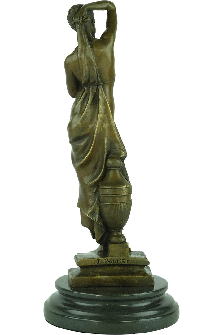Bronze Sculpture of a Bathing Female Bronze Phryne Statue Greek Goddess Bronze Figurine Classic Bronze Sculpture Greek Mythology Art