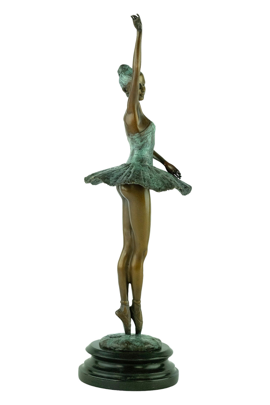 Bronze Ballerina Sculpture Graceful Ballet Dancer Statue Bronze Milo Sculpture Ballet Lovers Gift Dancing Female Sculpture Modern Art Statue