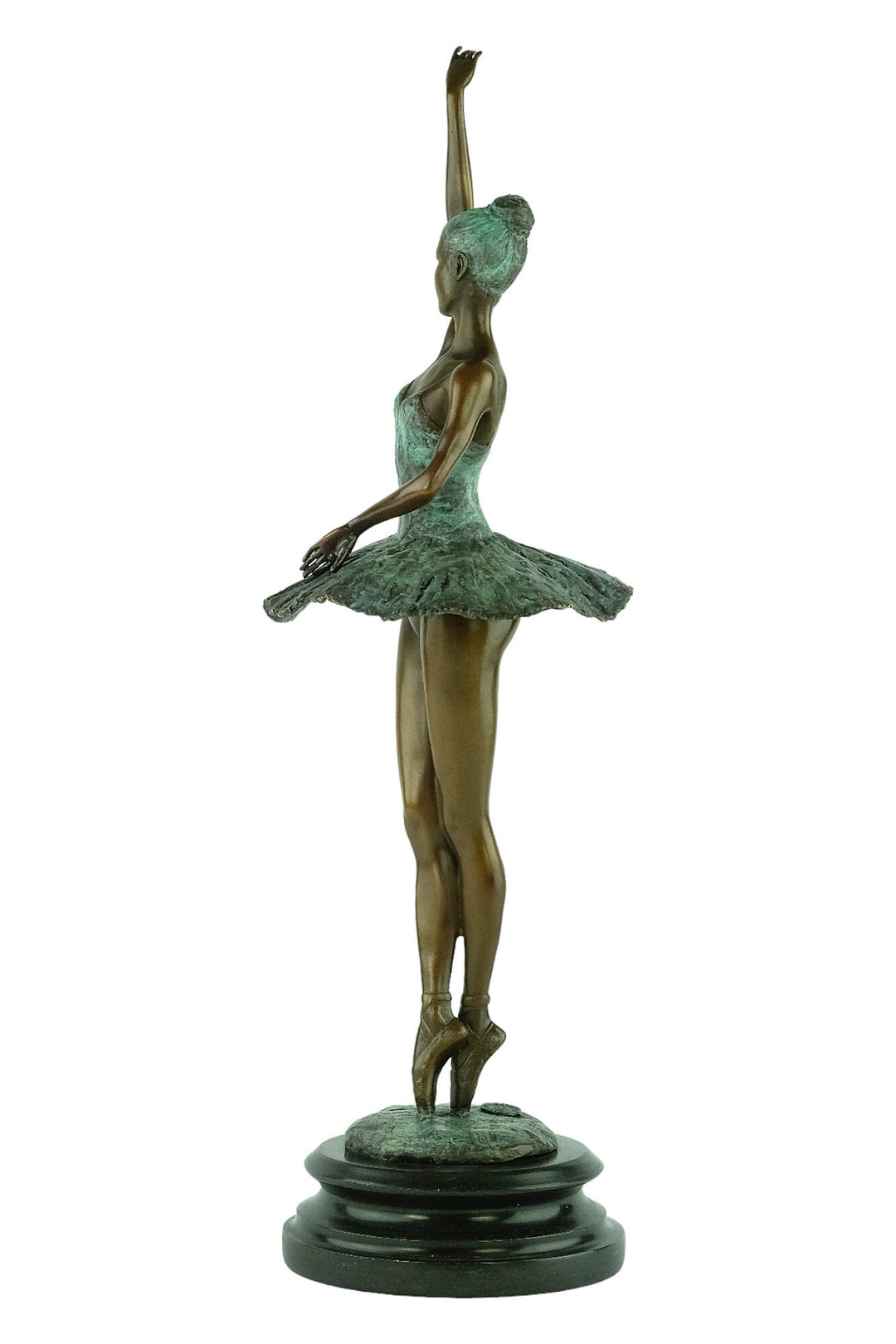 Bronze Ballerina Sculpture Graceful Ballet Dancer Statue Bronze Milo Sculpture Ballet Lovers Gift Dancing Female Sculpture Modern Art Statue