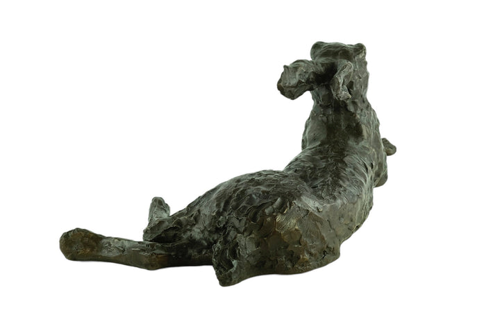 Large Bronze Hare Sculpture Reclining Hare Statue Hunting Decoration Bronze Hare Statue Animal Art Statue Large Hunting Sculpture Lying Hare