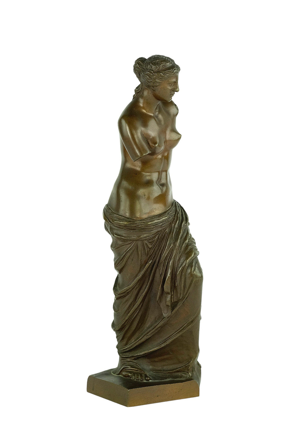 Antique Bronze Sculpture Venus of Milo Roman Goddess Statue Louvre Bronze Venus Statue Bellair and Co Berlin 19th Century Sculpture Art