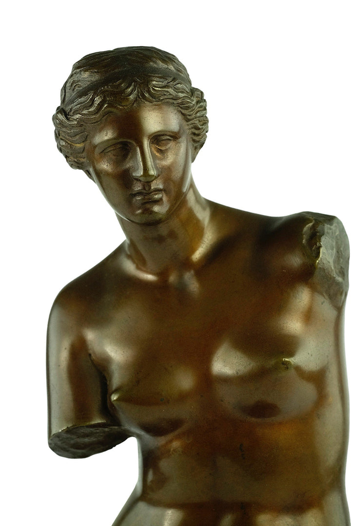 Antique Bronze Sculpture Venus of Milo Roman Goddess Statue Louvre Bronze Venus Statue Bellair and Co Berlin 19th Century Sculpture Art