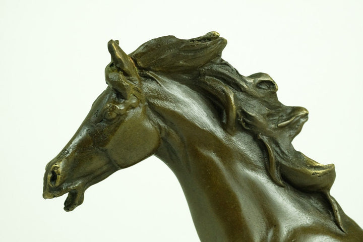 Bronze Sculpture of a Running Horse Animal Art Statue Horse Lovers Gift Bronze Horse Statue Horse Decoration Horse at Gallop Sculpture Art
