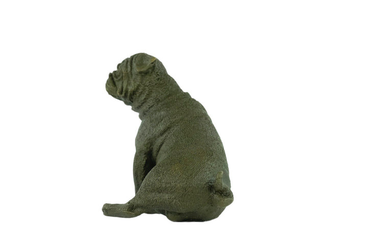 Bronze English Bulldog Sculpture Animal Art Figurine Sitting English Bulldog Sculpture Bergman Bronzes Viennese Bronze Dog Bulldog Gift