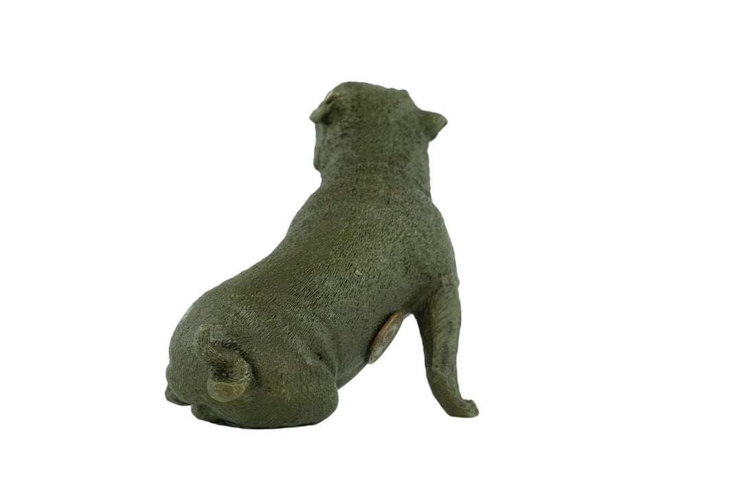 Bronze English Bulldog Sculpture Animal Art Figurine Sitting English Bulldog Sculpture Bergman Bronzes Viennese Bronze Dog Bulldog Gift
