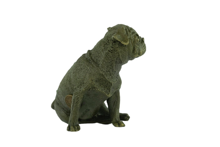 Bronze English Bulldog Sculpture Animal Art Figurine Sitting English Bulldog Sculpture Bergman Bronzes Viennese Bronze Dog Bulldog Gift