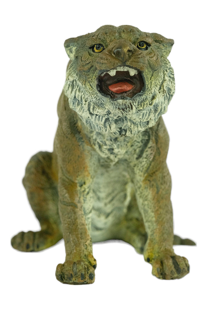 Cold Painted Bronze Tiger Sculpture in Vienna Bronze Style Bronze Tiger Statue Viennese Bronze Animal Figurine Animal Art Statue Art Nouveau