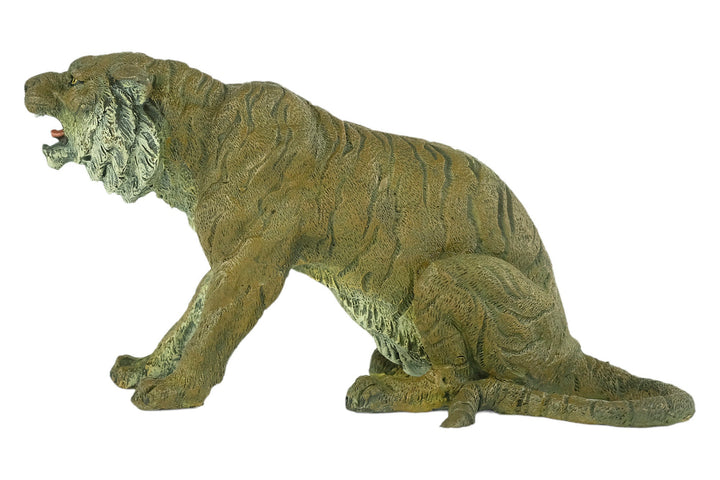Cold Painted Bronze Tiger Sculpture in Vienna Bronze Style Bronze Tiger Statue Viennese Bronze Animal Figurine Animal Art Statue Art Nouveau