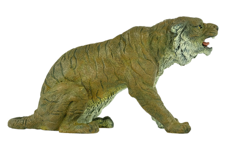 Cold Painted Bronze Tiger Sculpture in Vienna Bronze Style Bronze Tiger Statue Viennese Bronze Animal Figurine Animal Art Statue Art Nouveau
