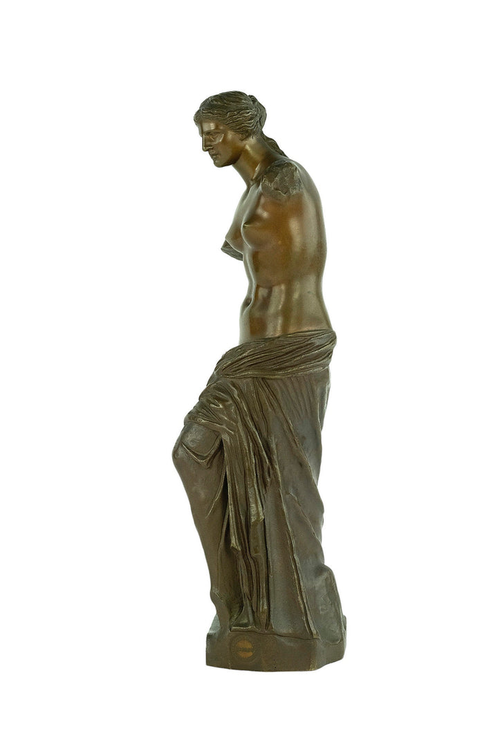 Antique Bronze Sculpture Venus of Milo Roman Goddess Statue Louvre Bronze Venus Statue Bellair and Co Berlin 19th Century Sculpture Art