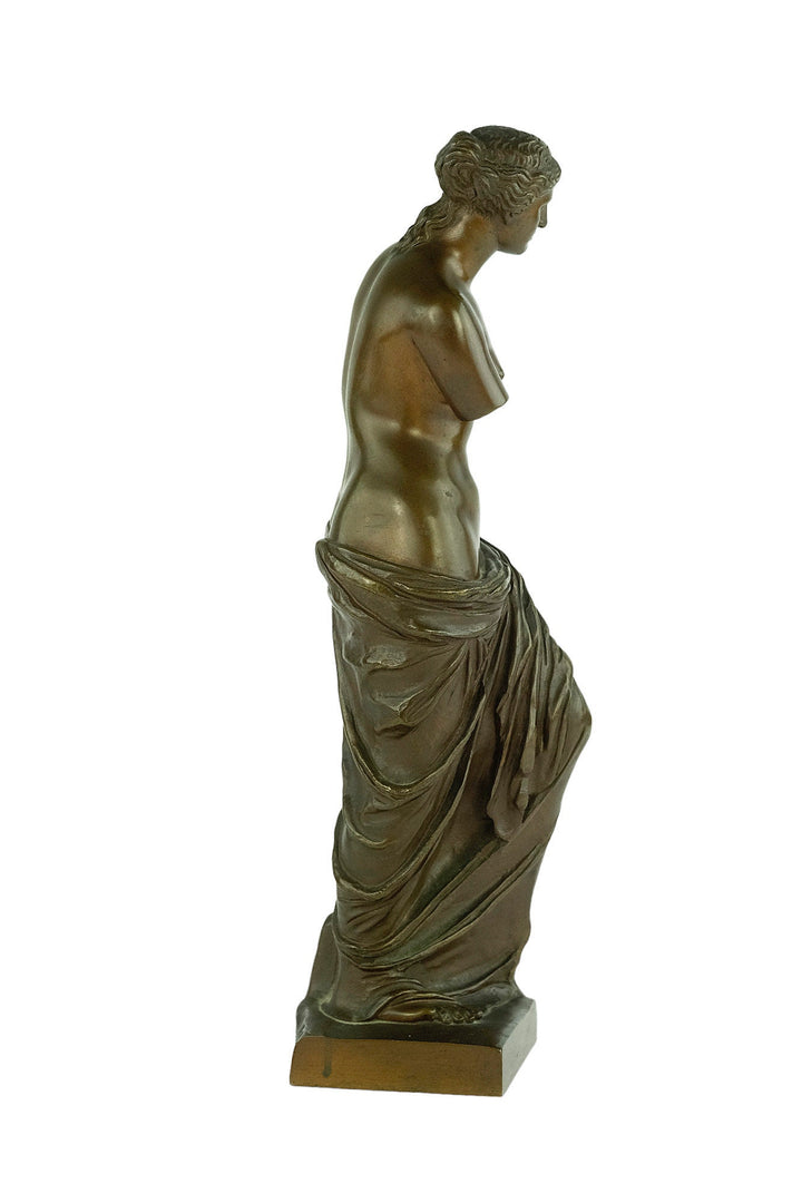 Antique Bronze Sculpture Venus of Milo Roman Goddess Statue Louvre Bronze Venus Statue Bellair and Co Berlin 19th Century Sculpture Art