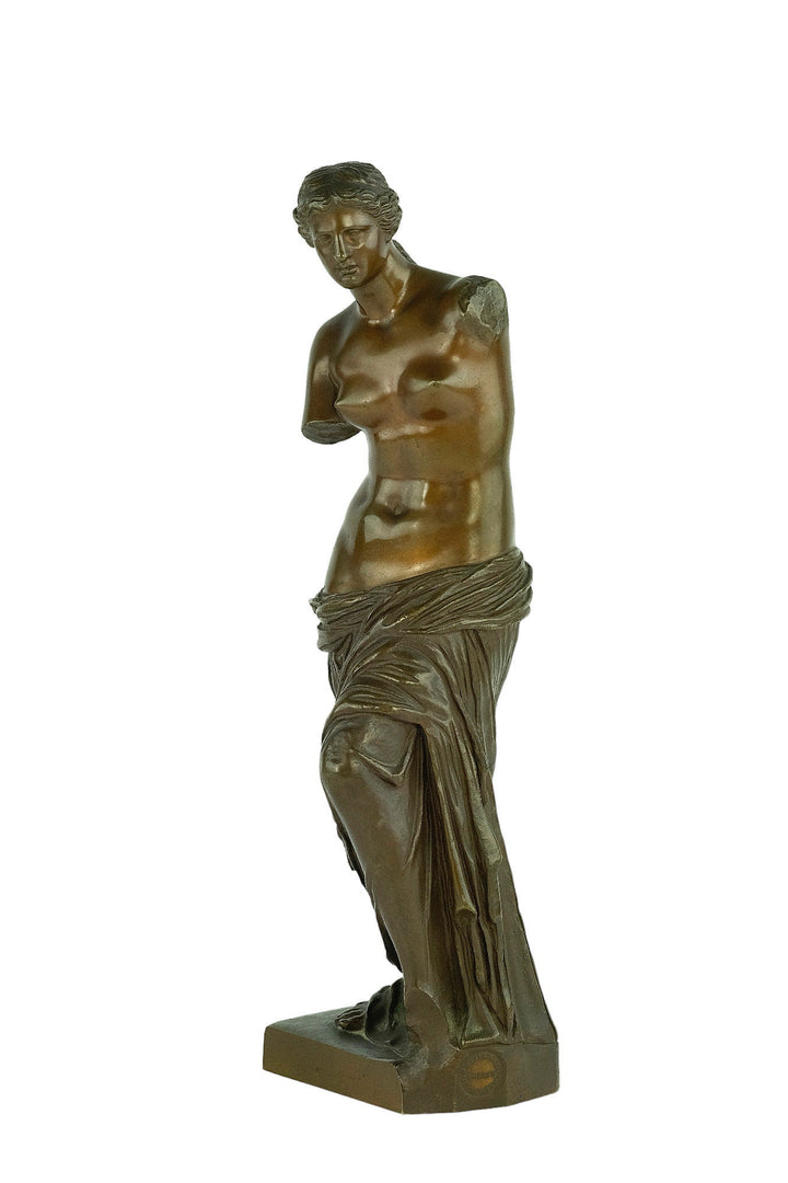 Antique Bronze Sculpture Venus of Milo Roman Goddess Statue Louvre Bronze Venus Statue Bellair and Co Berlin 19th Century Sculpture Art