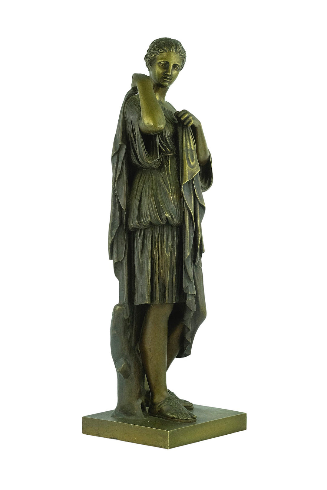 Antique Bronze Sculpture of Diana of Gabii Roman Mythology Statue Bronze Diana Sculpture Artemis Statue Diana of Gabies Sculpture Antique