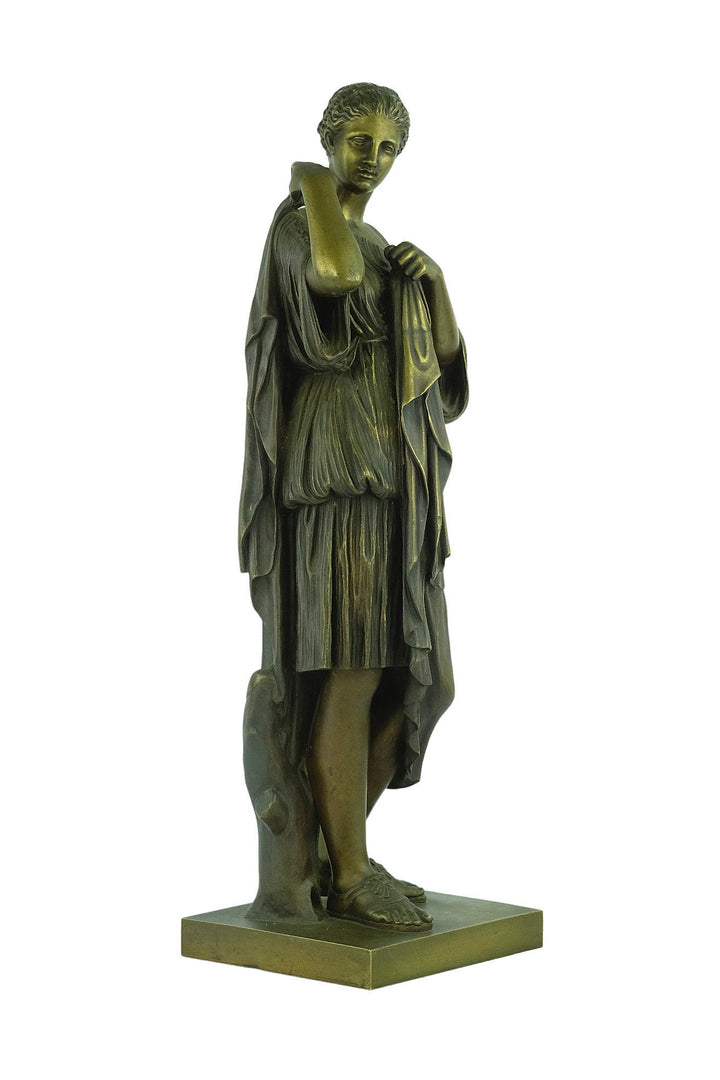 Antique Bronze Sculpture of Diana of Gabii Roman Mythology Statue Bronze Diana Sculpture Artemis Statue Diana of Gabies Sculpture Antique