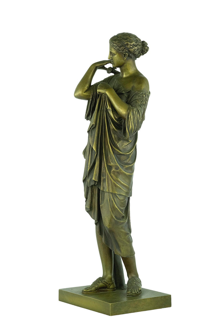Antique Bronze Sculpture of Diana of Gabii Roman Mythology Statue Bronze Diana Sculpture Artemis Statue Diana of Gabies Sculpture Antique
