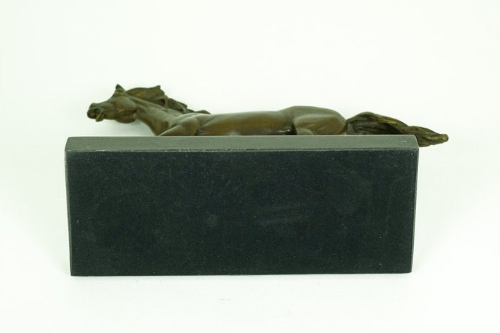 Bronze Sculpture of a Running Horse Animal Art Statue Horse Lovers Gift Bronze Horse Statue Horse Decoration Horse at Gallop Sculpture Art