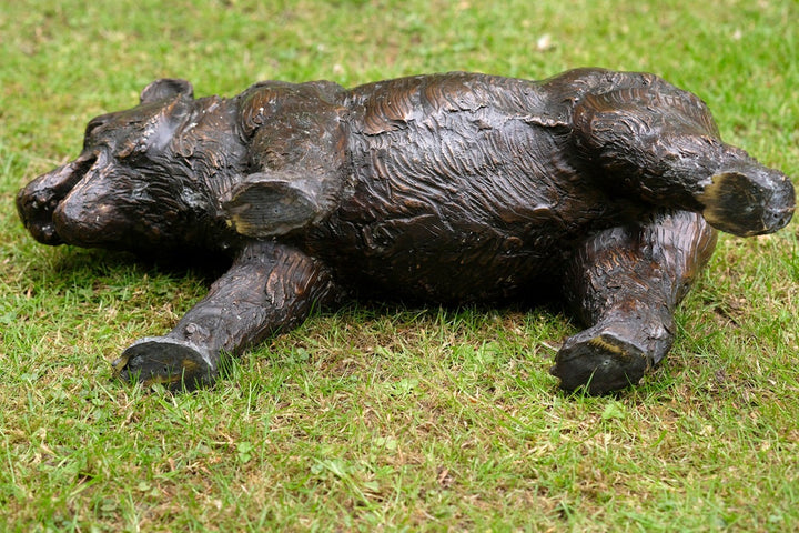 Bronze Grizzly Bear Sculpture Outdoor Sculpture Animal Art Statue Bronze Wildlife Sculpture Garden Animal Sculpture Bronze Bear Statue Art