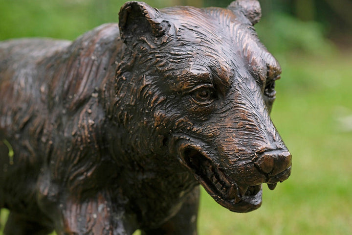 Bronze Grizzly Bear Sculpture Outdoor Sculpture Animal Art Statue Bronze Wildlife Sculpture Garden Animal Sculpture Bronze Bear Statue Art