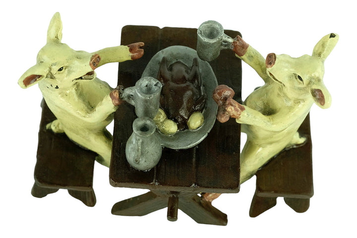 Bronze Pigs Figurine in Vienna Bronze Style by Franz Bergman Eating Pigs Sculpture Bronze Pigs Sculpture Pig Lovers Gift Pig Decoration Art