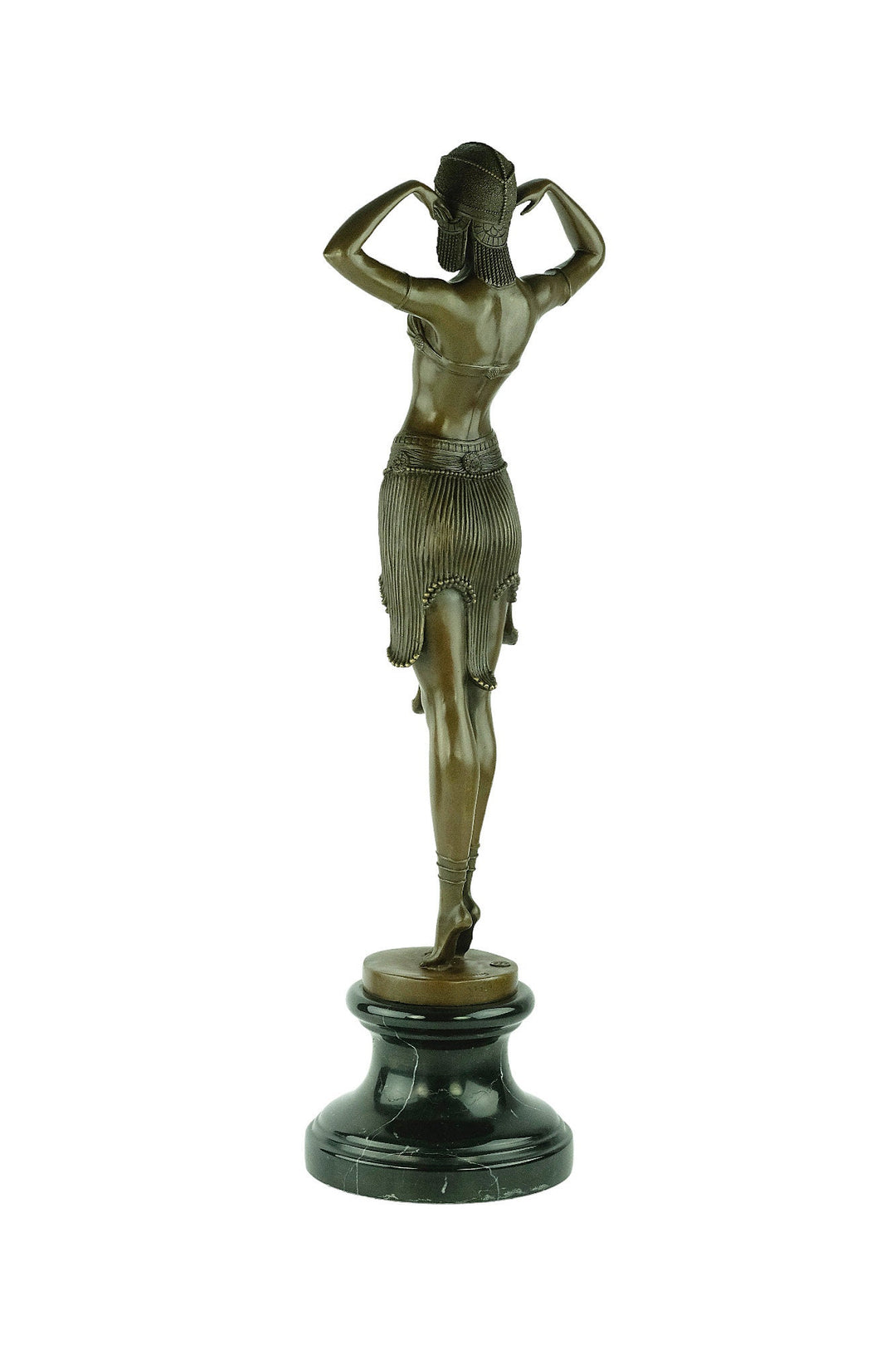 Bronze Dancer Sculpture in Art Deco Style Bronze Female Statue Scarab Dancer Bronze Chiparus Sculpture Art Deco Sculpture Female Art Statue