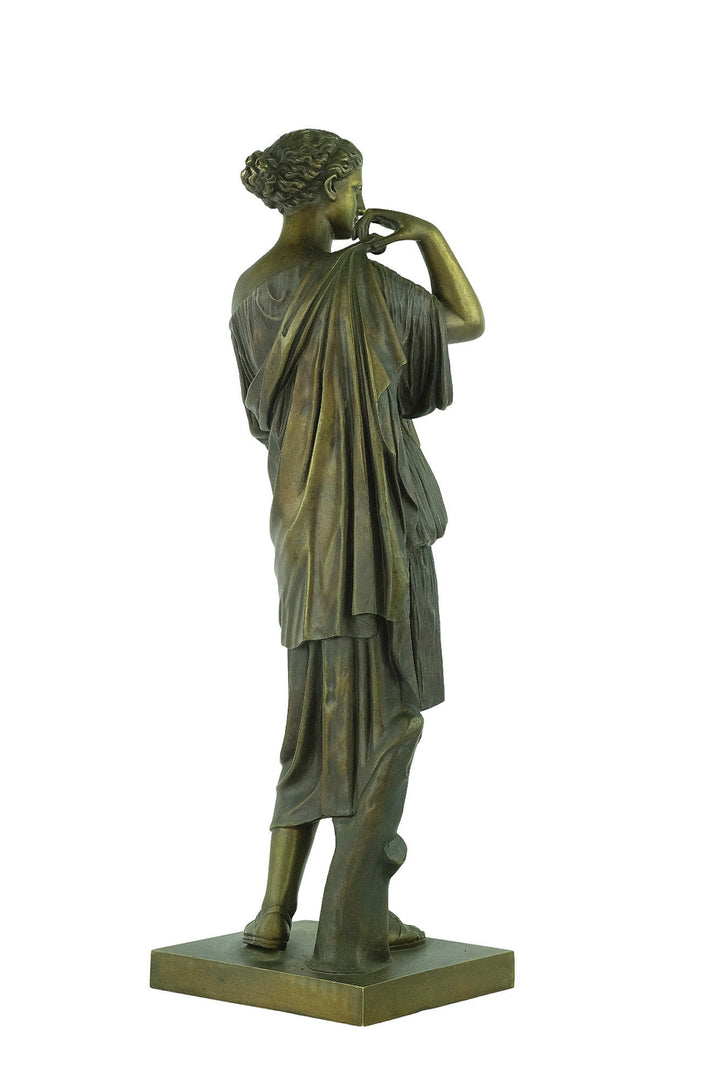 Antique Bronze Sculpture of Diana of Gabii Roman Mythology Statue Bronze Diana Sculpture Artemis Statue Diana of Gabies Sculpture Antique