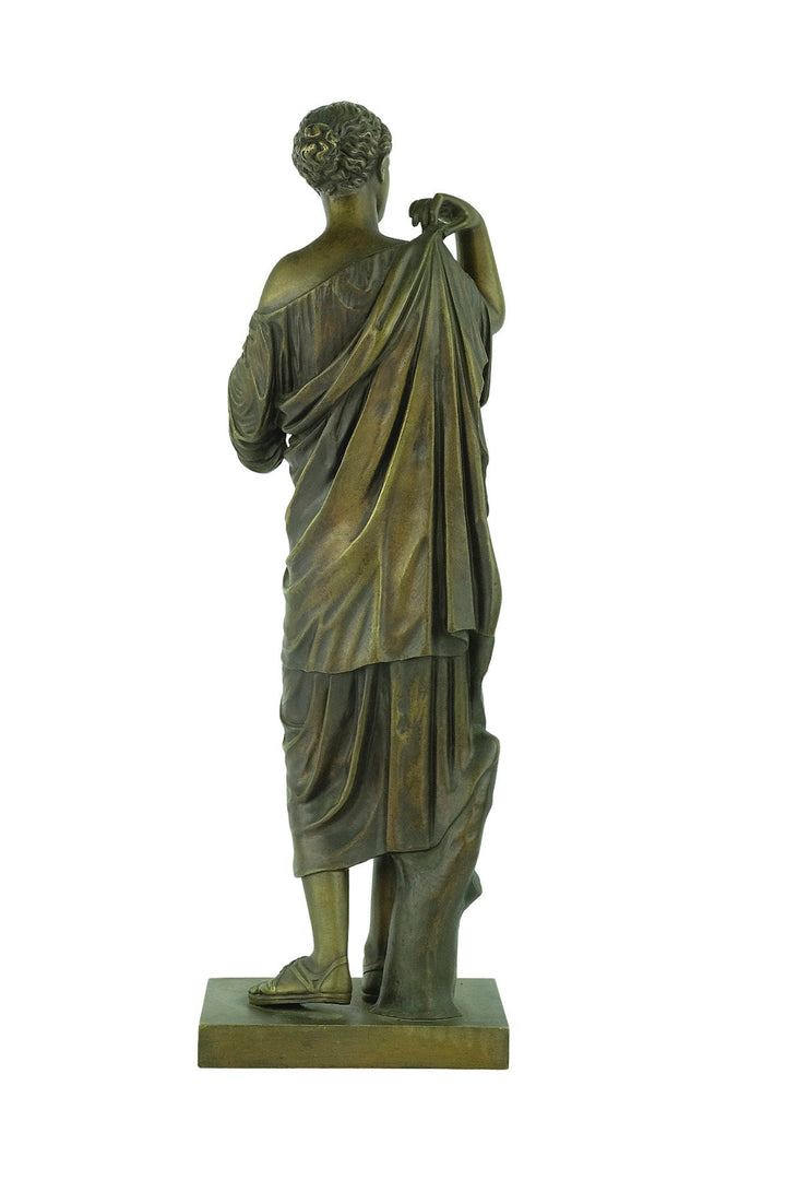Antique Bronze Sculpture of Diana of Gabii Roman Mythology Statue Bronze Diana Sculpture Artemis Statue Diana of Gabies Sculpture Antique