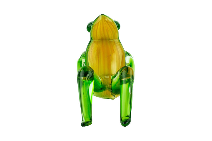 Glass Frog Sculpture in Murano Style Sitting Frog Figurine Frog Lovers Gift Design Frog Statue Glass Frog Statue Frog Decoration Frog Art