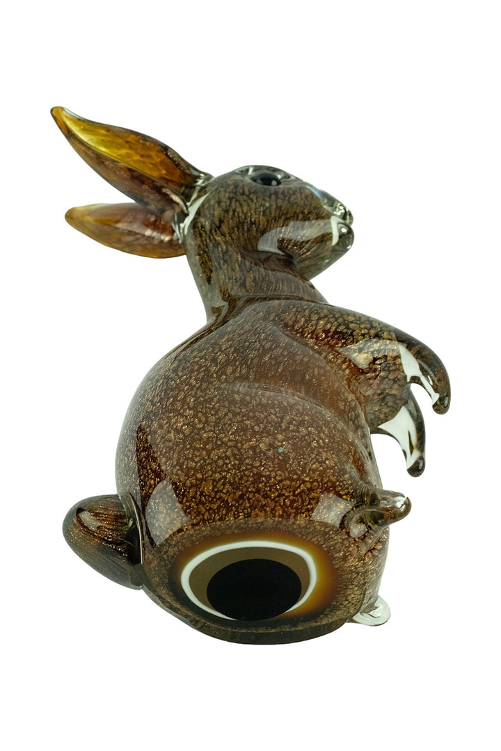 Glass Rabbit Sculpture in Murano Style Italian Design Sculpture Rabbit Lovers Gift Animal Art Statue Glass Rabbit Figurine Rabbit Decoration