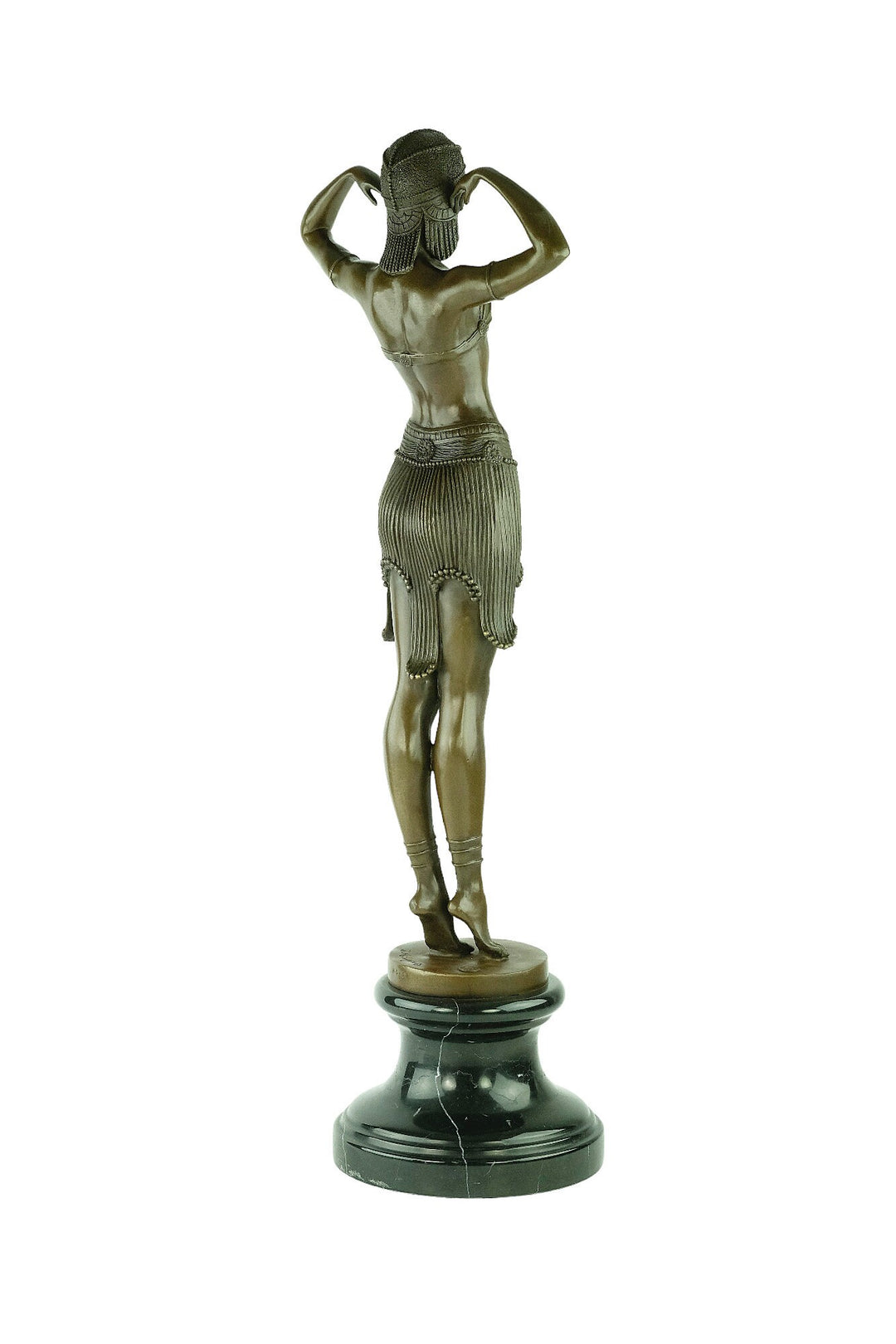 Bronze Dancer Sculpture in Art Deco Style Bronze Female Statue Scarab Dancer Bronze Chiparus Sculpture Art Deco Sculpture Female Art Statue