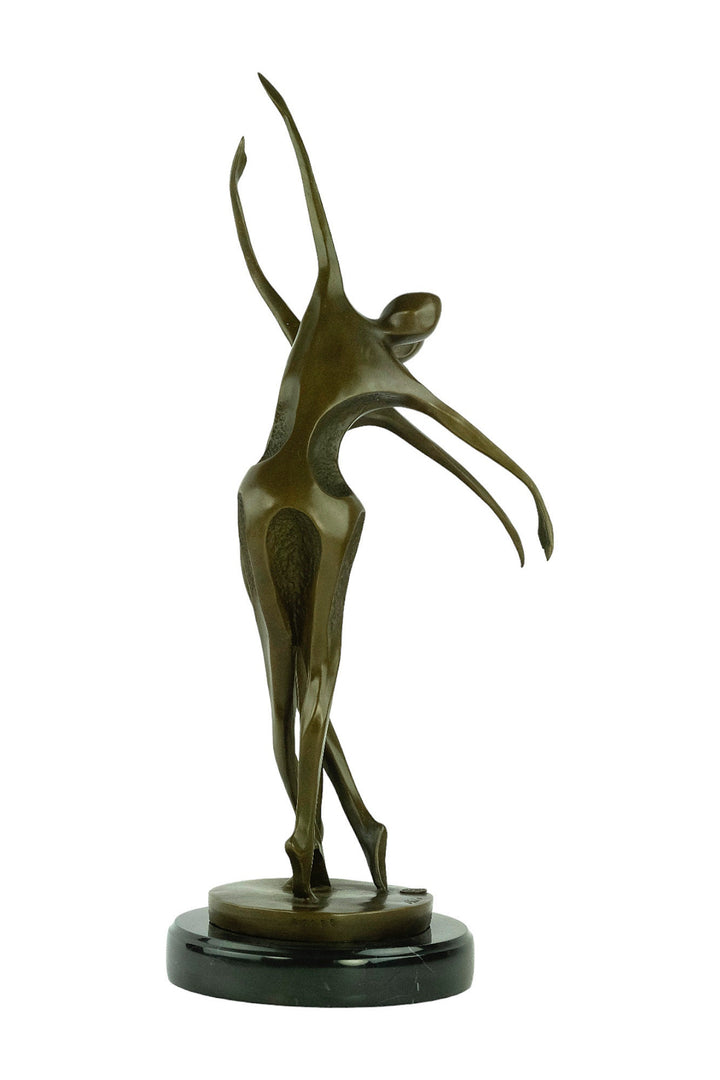 Bronze Dancing Couple Sculpture Modern Bronze Dancing Statue Abstract Bronze Sculpture Dancing Decoration Bronze Couple Sculpture Dance Gift