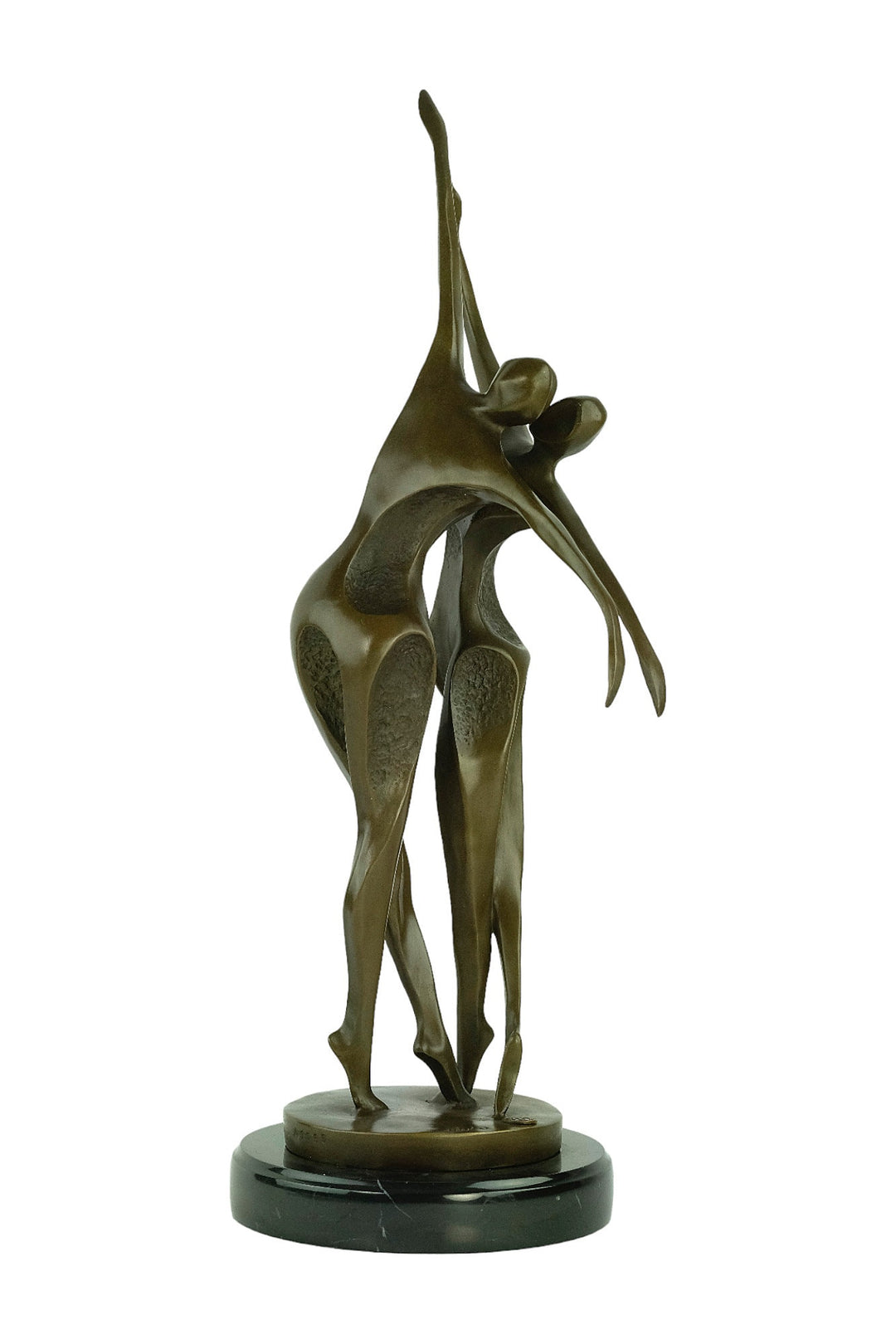 Bronze Dancing Couple Sculpture Modern Bronze Dancing Statue Abstract Bronze Sculpture Dancing Decoration Bronze Couple Sculpture Dance Gift