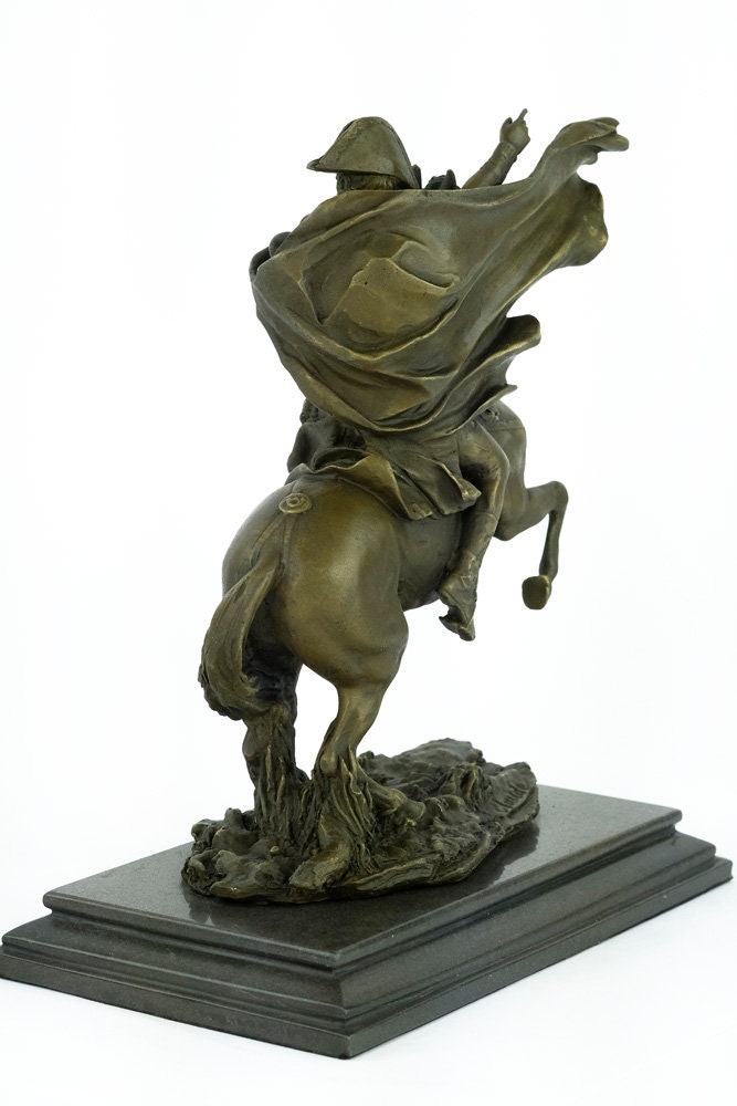 Bronze Sculpture of Napoleon on Horse Crossing the Alps Bronze Napoleon Statue Napoleon Art Bronze Art Sculpture Napoleon Collectable Figure