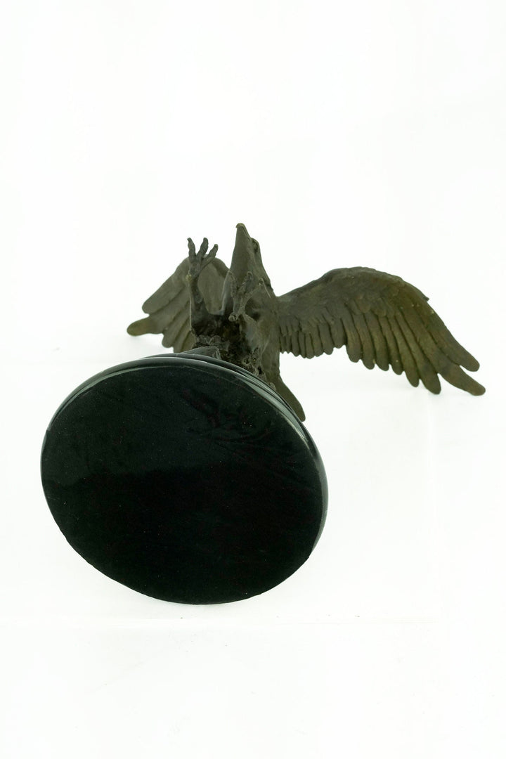 Bronze Eagle Statue Fishing Eagle Sculpture Wildlife Sculpture Animal Art Statue Flying Eagle Sculpture Bald Eagle Sculpture Milo Statue