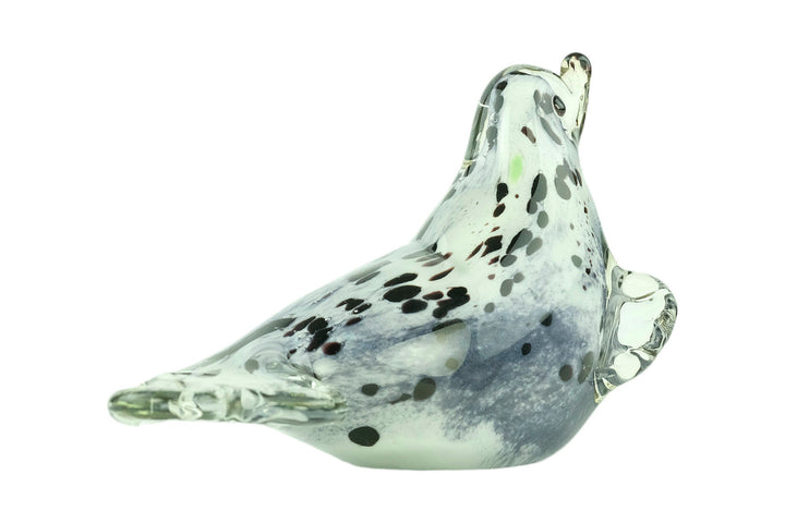 Glass Seal Sculpture in Murano Style Italian Design Sculpture Animal Figurine Design Glass Seal Nautical Sculpture Sea Life Decoration