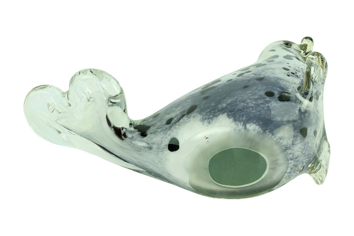 Glass Seal Sculpture in Murano Style Italian Design Sculpture Animal Figurine Design Glass Seal Nautical Sculpture Sea Life Decoration