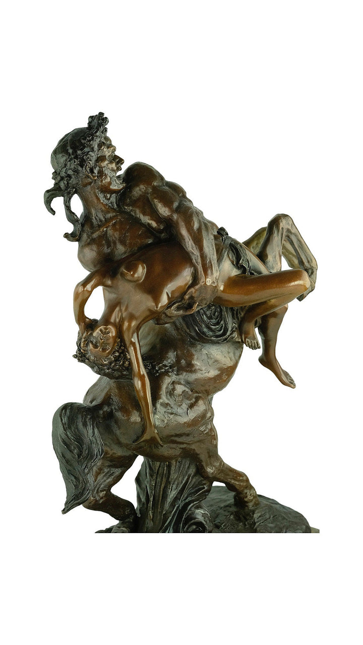 Bronze Sculpture of the Abduction of Hippodamia Bronze Mythology Statue Greek Mythology Sculpture Abduction of Hippodameia Bronze Centaur