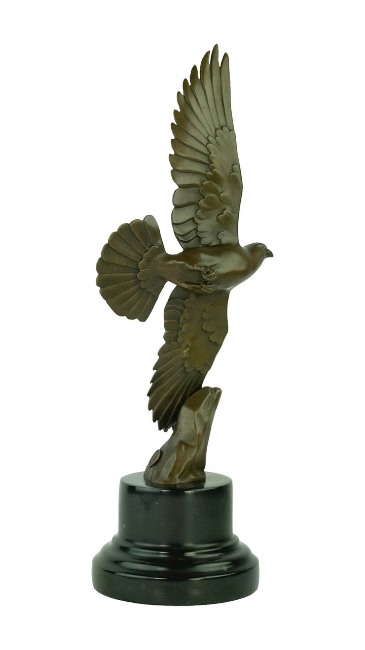Bronze Pigeon Sculpture by Milo Flying Pigeon Statue in Bronze Animal Art Statue Pigeon Lovers Gift Bronze Bird Sculpture Animal Decoration