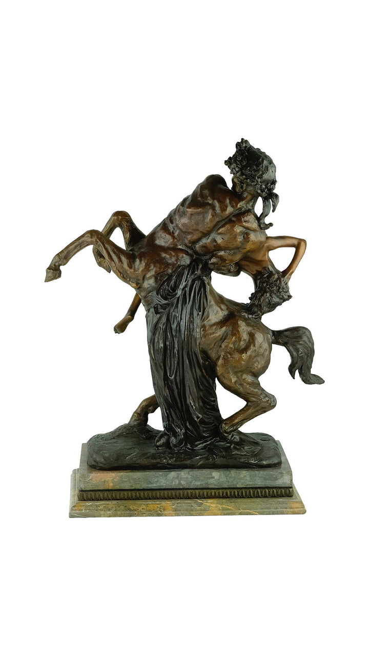 Bronze Sculpture of the Abduction of Hippodamia Bronze Mythology Statue Greek Mythology Sculpture Abduction of Hippodameia Bronze Centaur