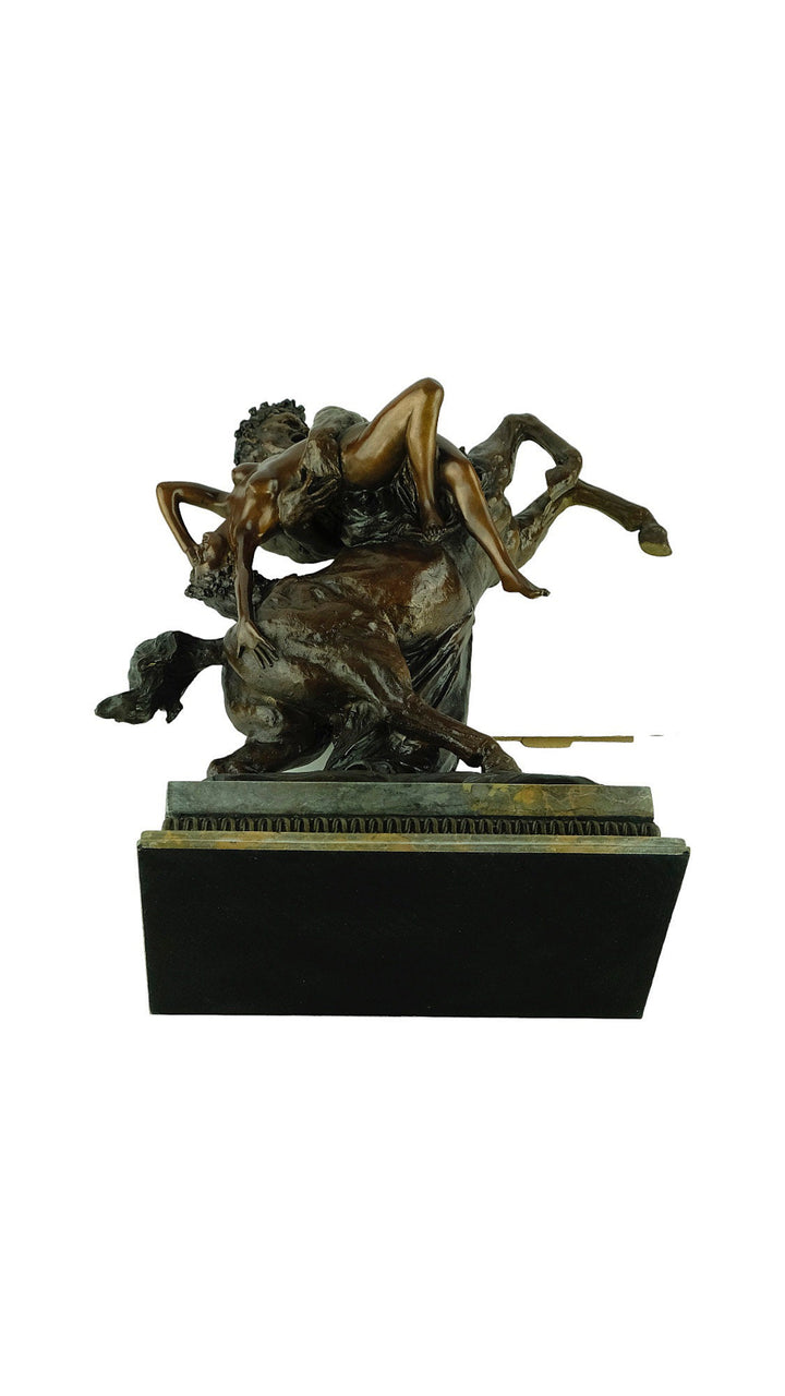 Bronze Sculpture of the Abduction of Hippodamia Bronze Mythology Statue Greek Mythology Sculpture Abduction of Hippodameia Bronze Centaur