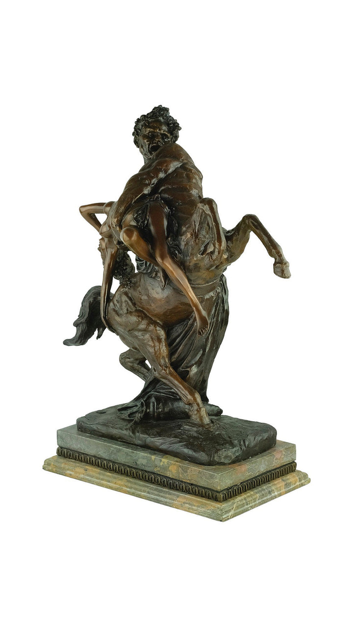 Bronze Sculpture of the Abduction of Hippodamia Bronze Mythology Statue Greek Mythology Sculpture Abduction of Hippodameia Bronze Centaur