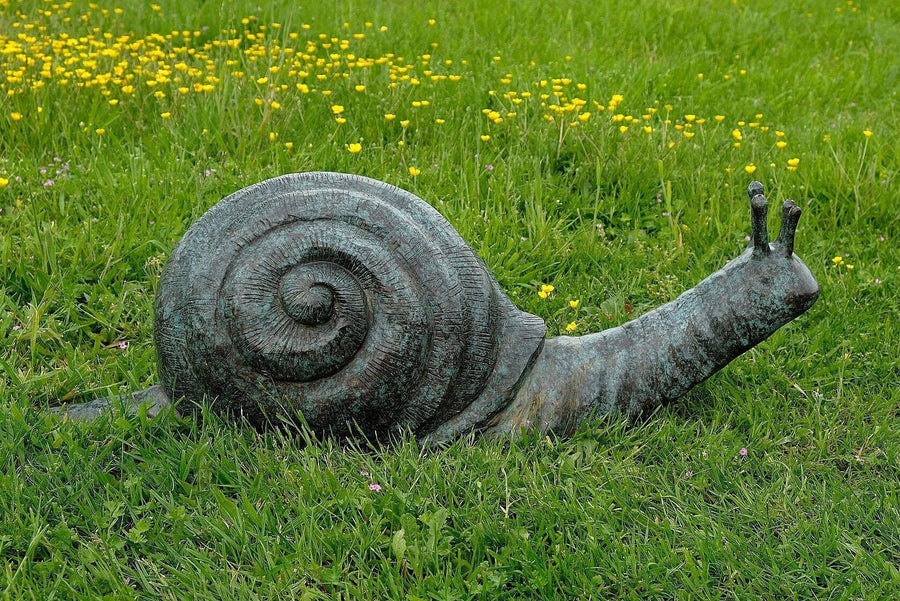 Large Bronze Outdoor Sculpture and Fountain of a Snail Animal Art Statue Bronze Outdoor Sculpture Snail Statue Garden Sculpture Snail Deco