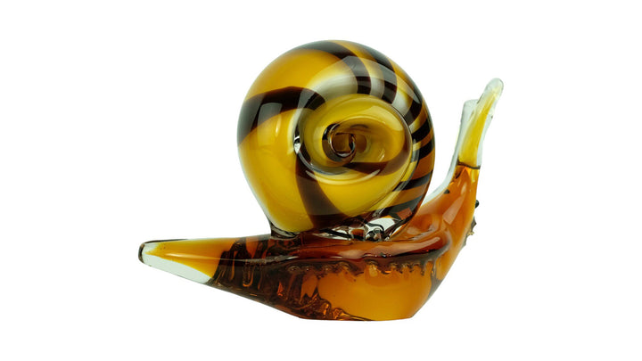 Glass Snail Sculpture in Murano Style Animal Art Figurine Glass Snail Statue Art Statues Snail Decoration Murano Style Glass Figurines Snail