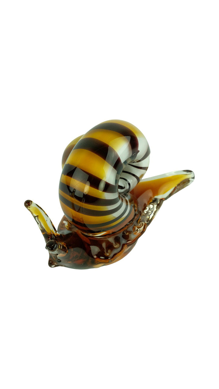 Glass Snail Sculpture in Murano Style Animal Art Figurine Glass Snail Statue Art Statues Snail Decoration Murano Style Glass Figurines Snail