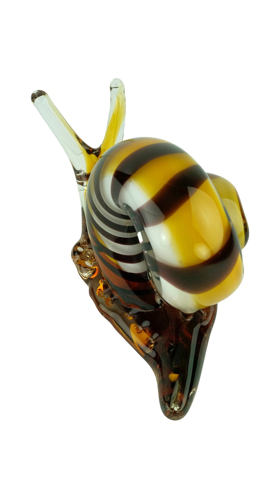 Glass Snail Sculpture in Murano Style Animal Art Figurine Glass Snail Statue Art Statues Snail Decoration Murano Style Glass Figurines Snail