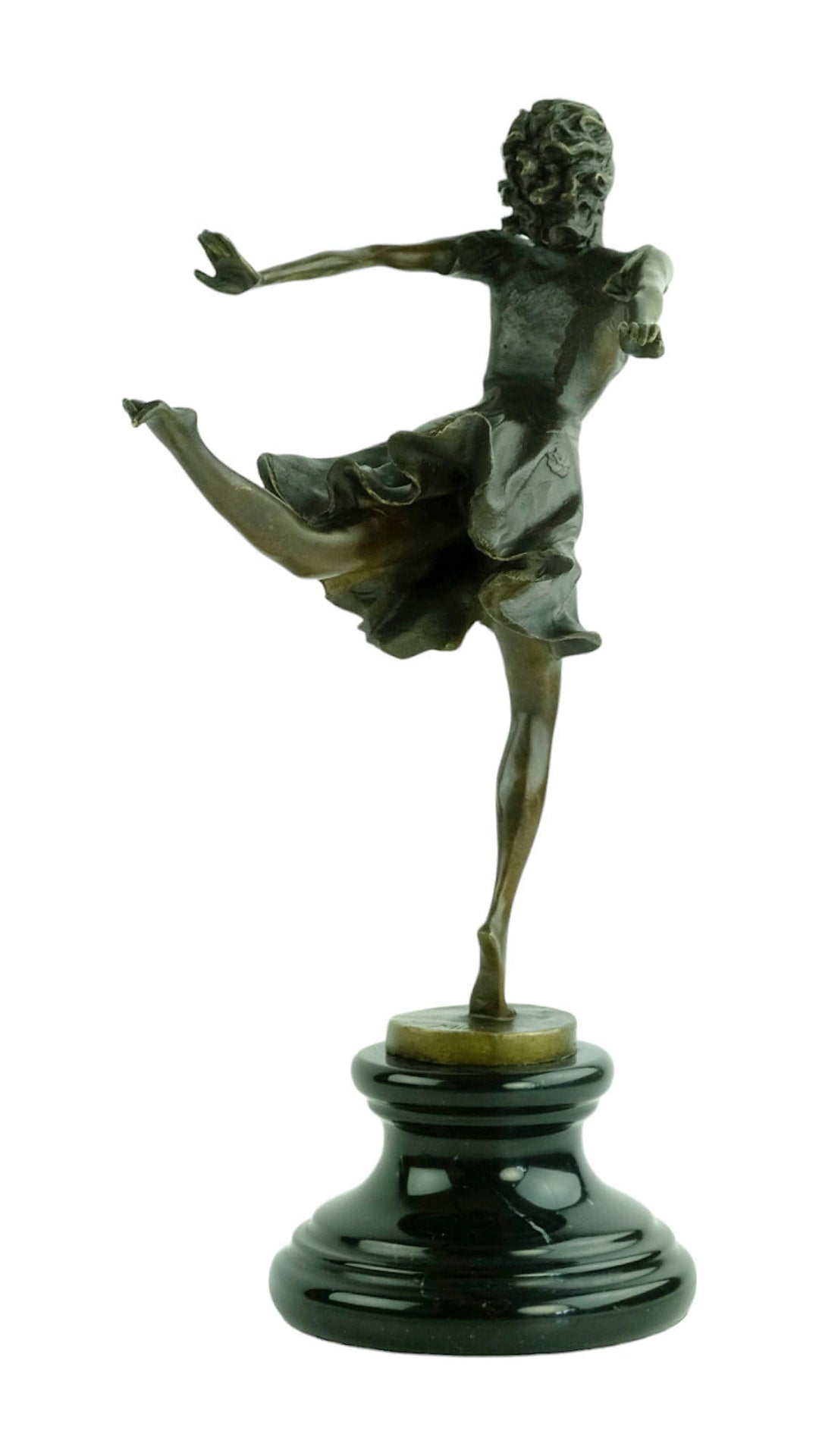 Bronze Dancer Sculpture by Milo Dancing Female Statue Contemporary Art Sculpture Modern Bronze Female Sculpture Dancing Lovers Gift